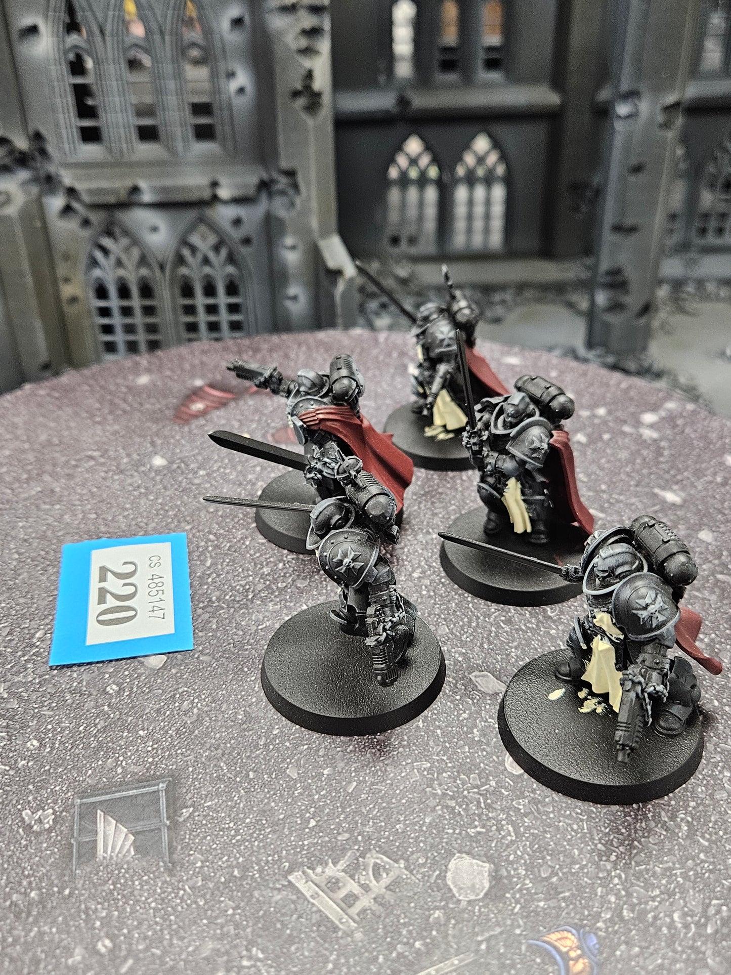 5x Sword Brethren #220 Black Templars Space Marines Warhammer 40k