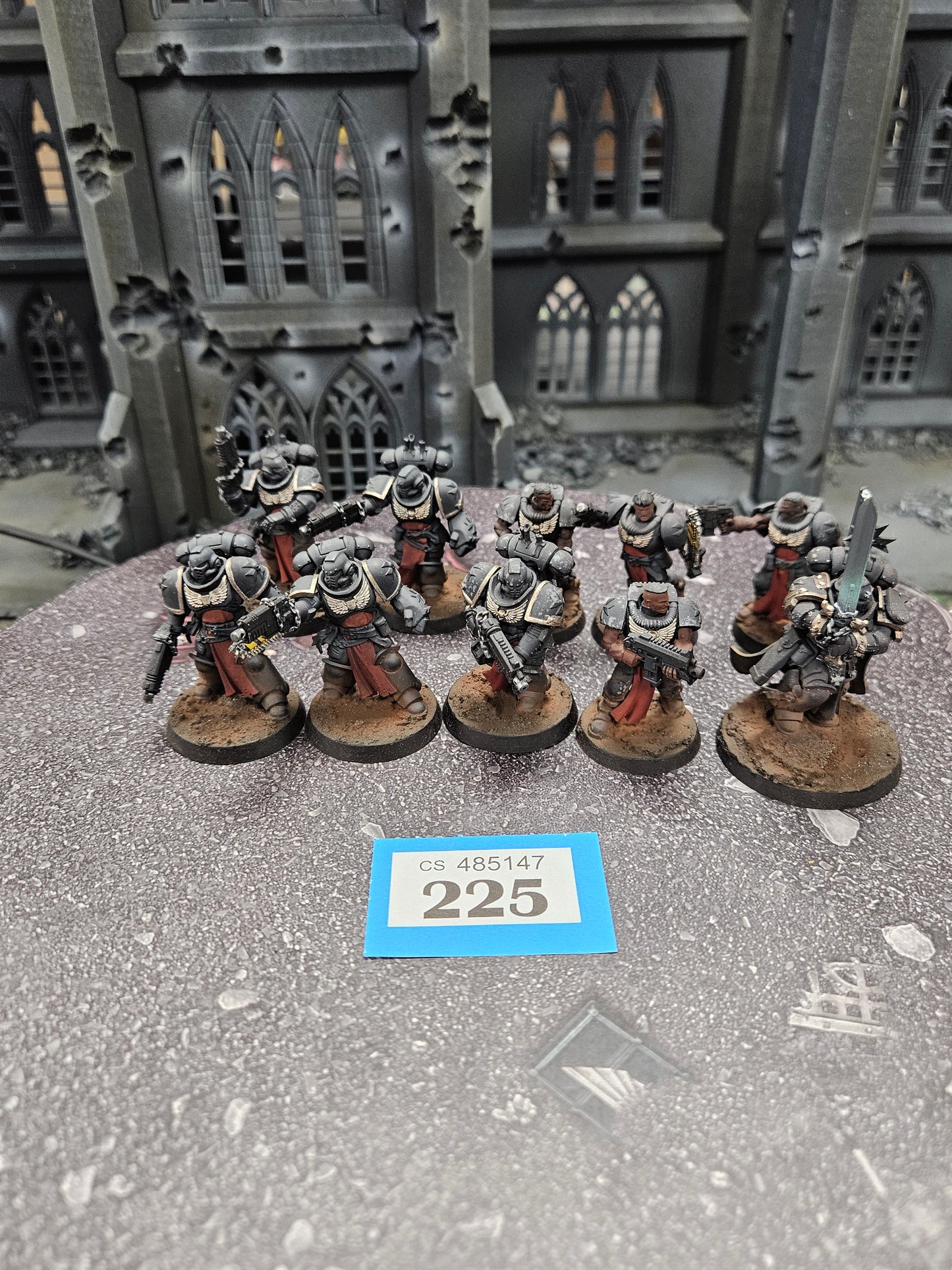 10x Crusader Squad Black Templars #225 Space Marines Warhammer 40k