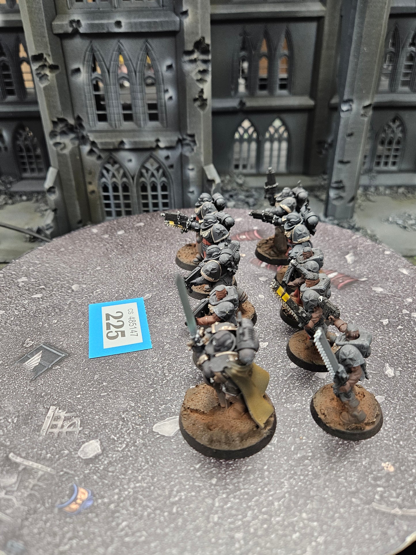 10x Crusader Squad Black Templars #225 Space Marines Warhammer 40k