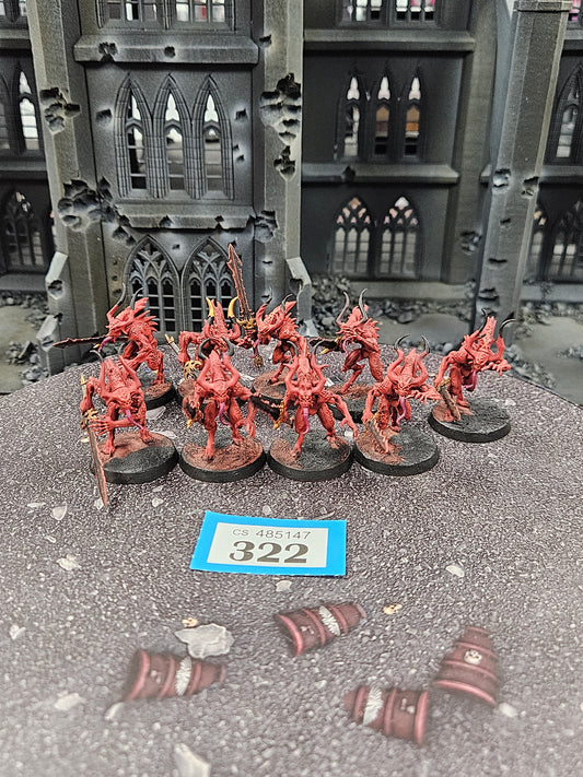 9x Bloodletters #322 Blades of Khorne AOS Warhammer 40k