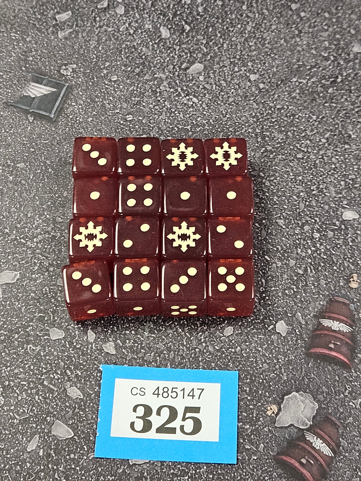 16x Khorne Dice Set #325 Khorne AOS Warhammer 40k