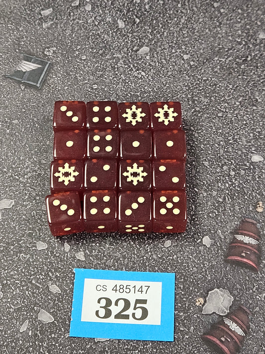 16x Khorne Dice Set #325 Khorne AOS Warhammer 40k