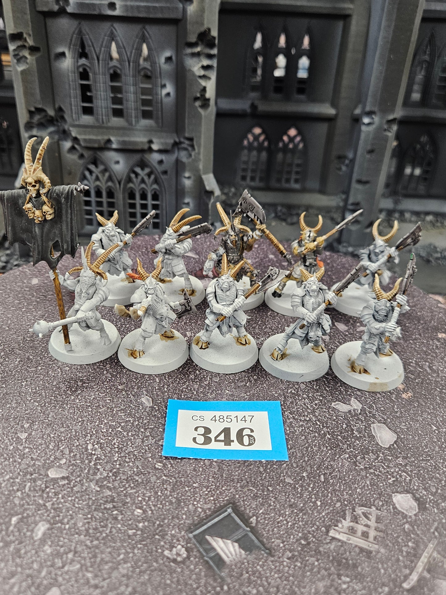 10x Bestigor Herd #346 Beastmen Old World Fantasy Warhammer 40k