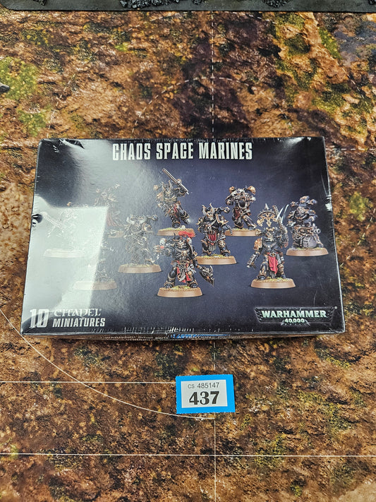 Chaos Space Marines BNIB #437 Chaos Space Marines Warhammer 40k
