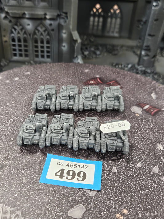 8x Medusa and Basilisk Batteries #499 Legions Imperialis Warhammer 40k