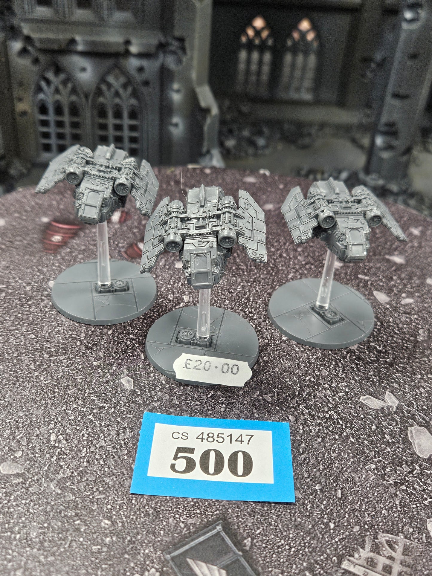 3x Arvus Lighters #500 Legions Imperialis Warhammer 40k