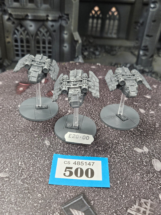 3x Arvus Lighters #500 Legions Imperialis Warhammer 40k