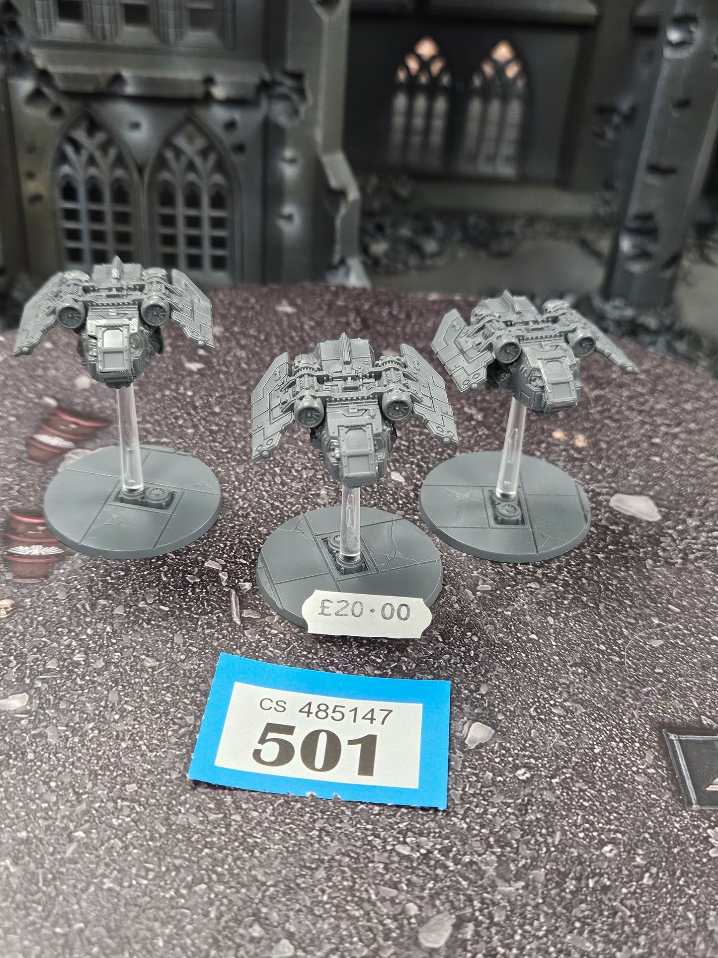 3x Arvus Lighters #501 Legions Imperialis Warhammer 40k