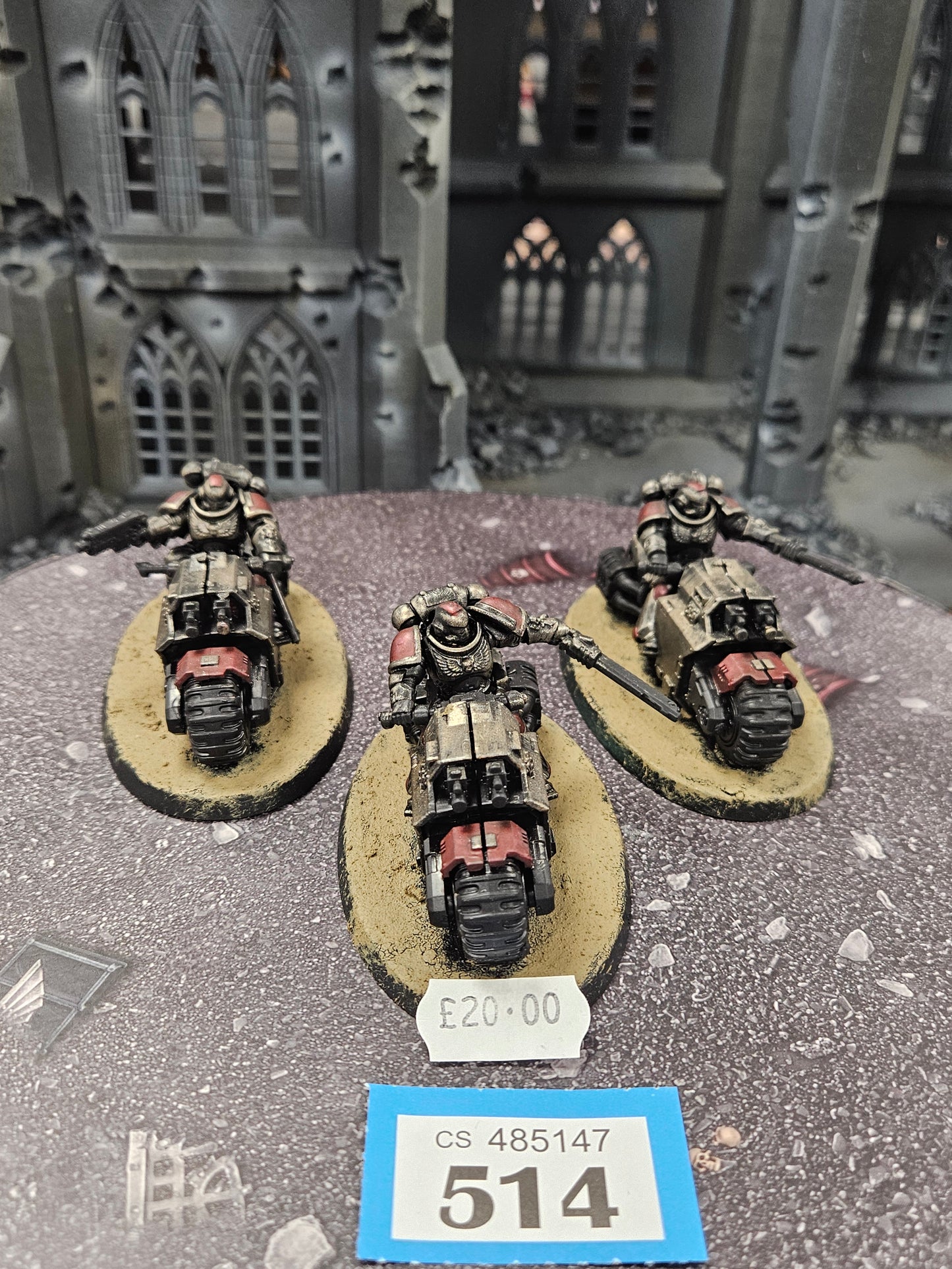 3x Primaris Outriders #514 Space Marines Warhammer 40k