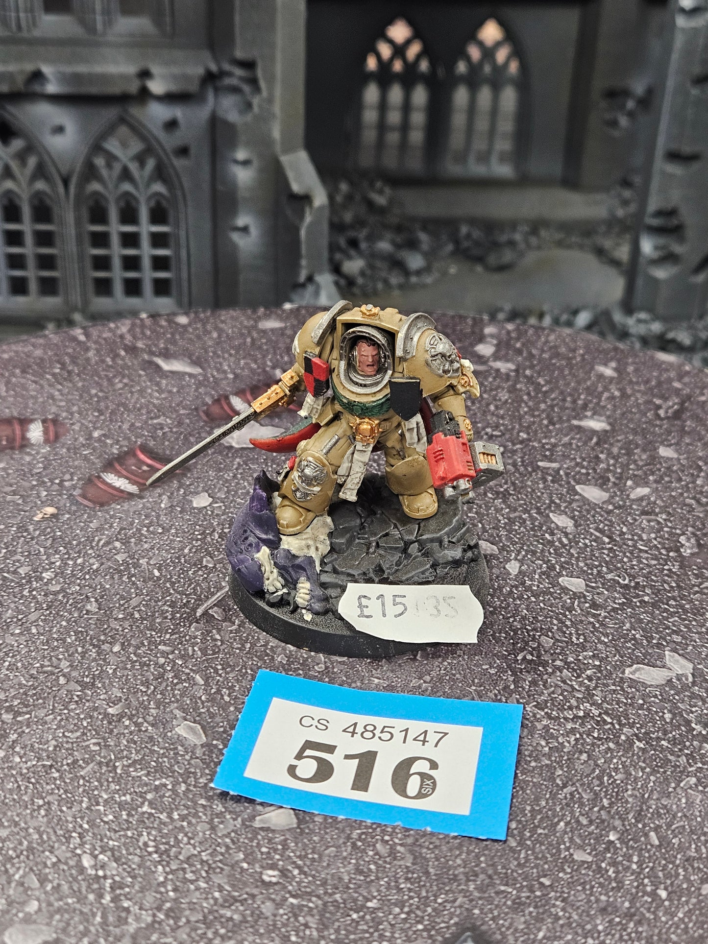 Primaris Captain in Terminator Armour #516 Space Marines Warhammer 40k