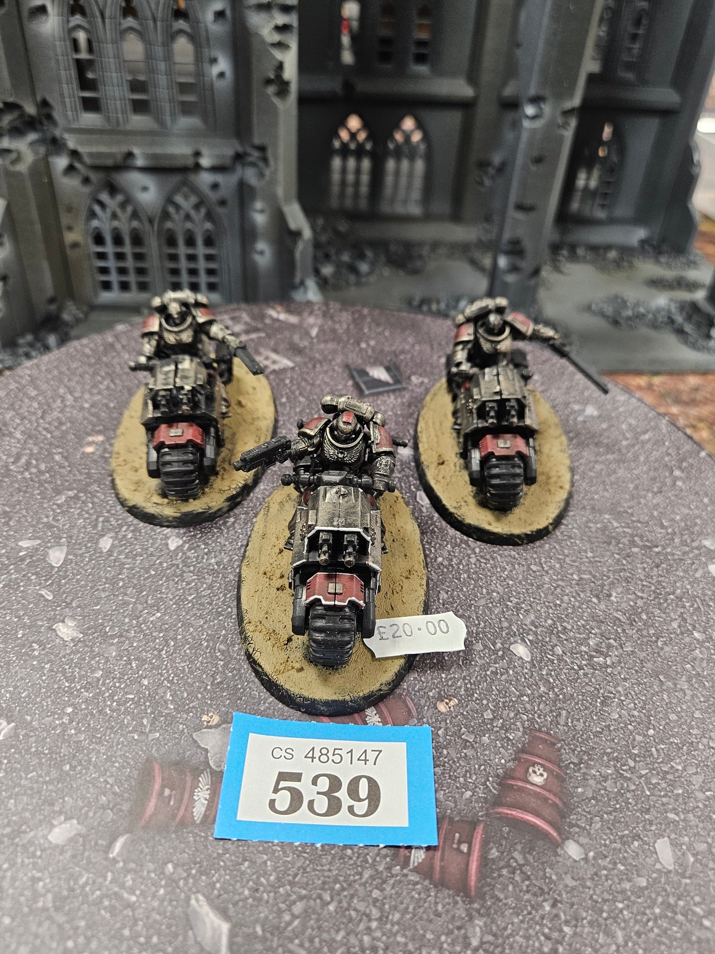 3x Primaris Outriders #539 Space Marines Warhammer 40k