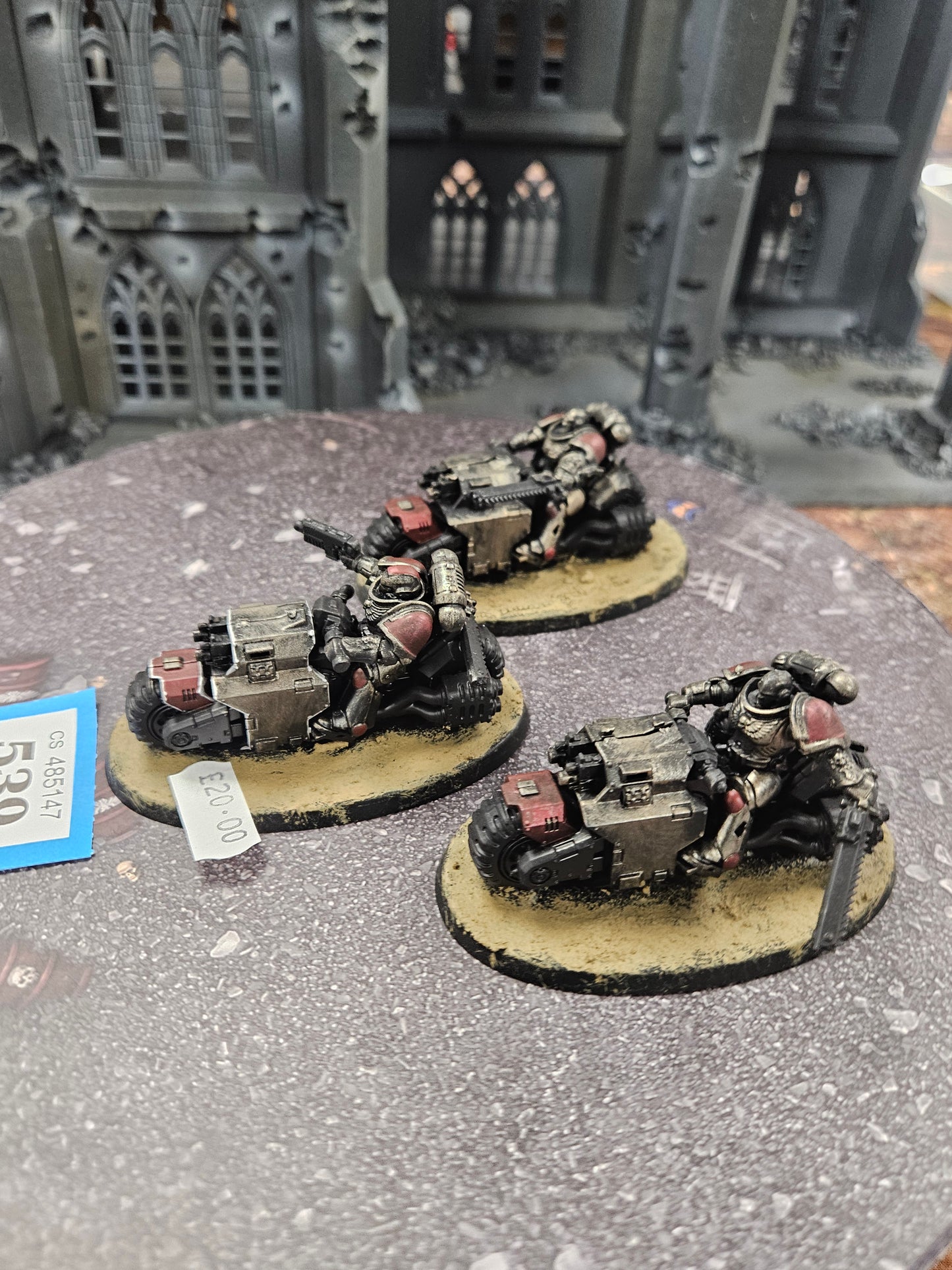 3x Primaris Outriders #539 Space Marines Warhammer 40k