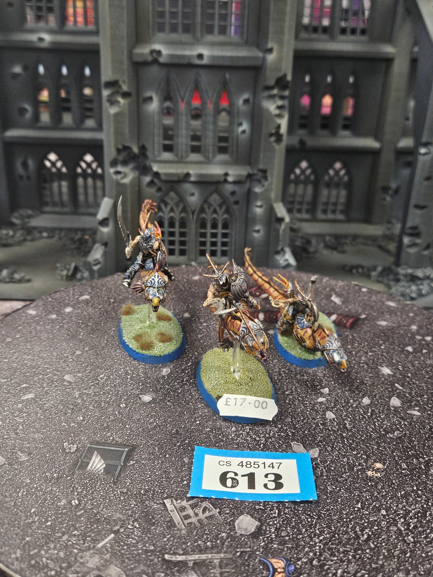 * 3x Akhelian Morrsarr Guard #613 Idoneth Deepkin AOS Warhammer 40k