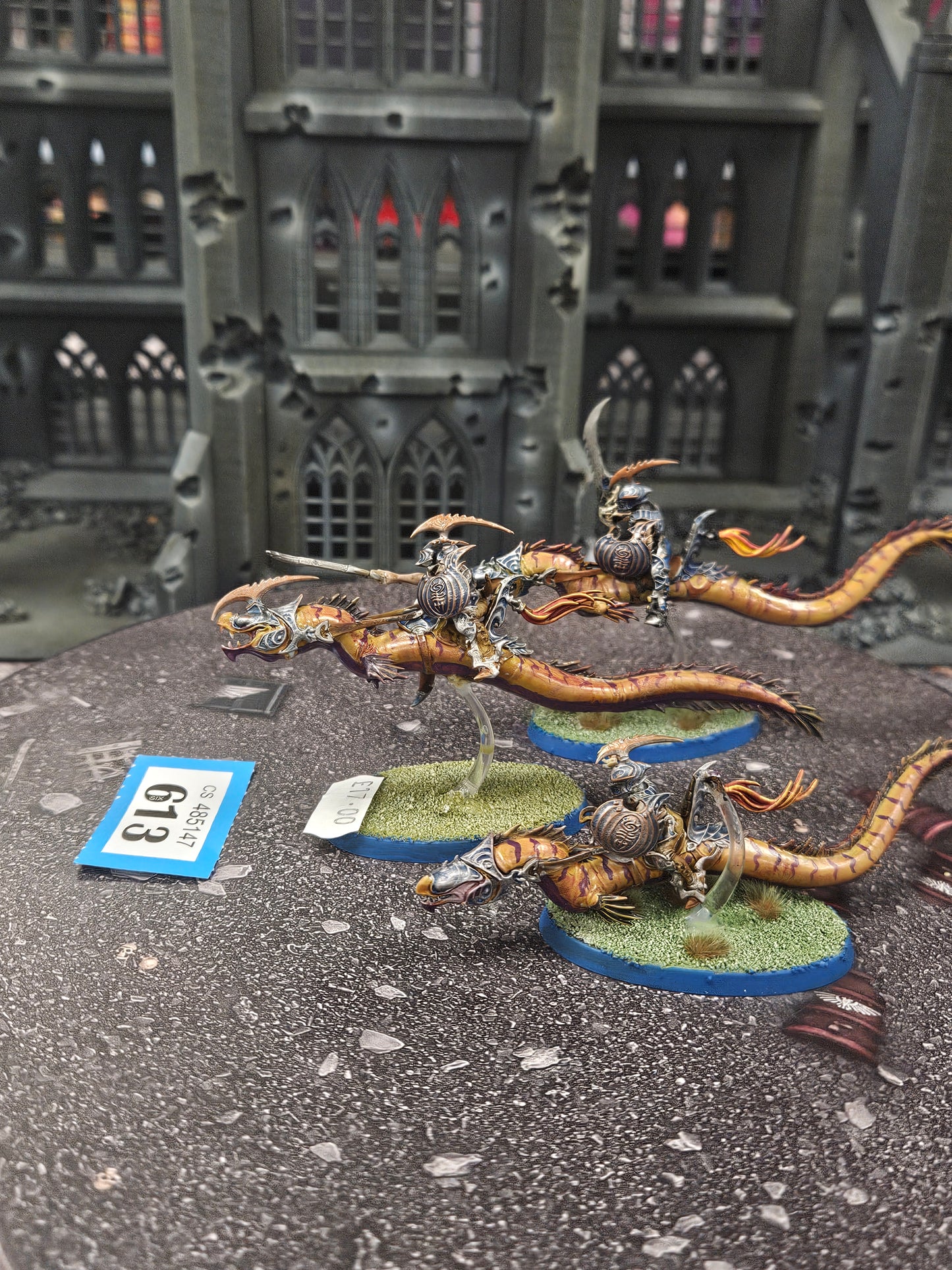 * 3x Akhelian Morrsarr Guard #613 Idoneth Deepkin AOS Warhammer 40k