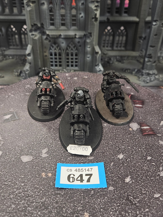 * 3x Primaris Outriders #647 Space Marines Warhammer 40k