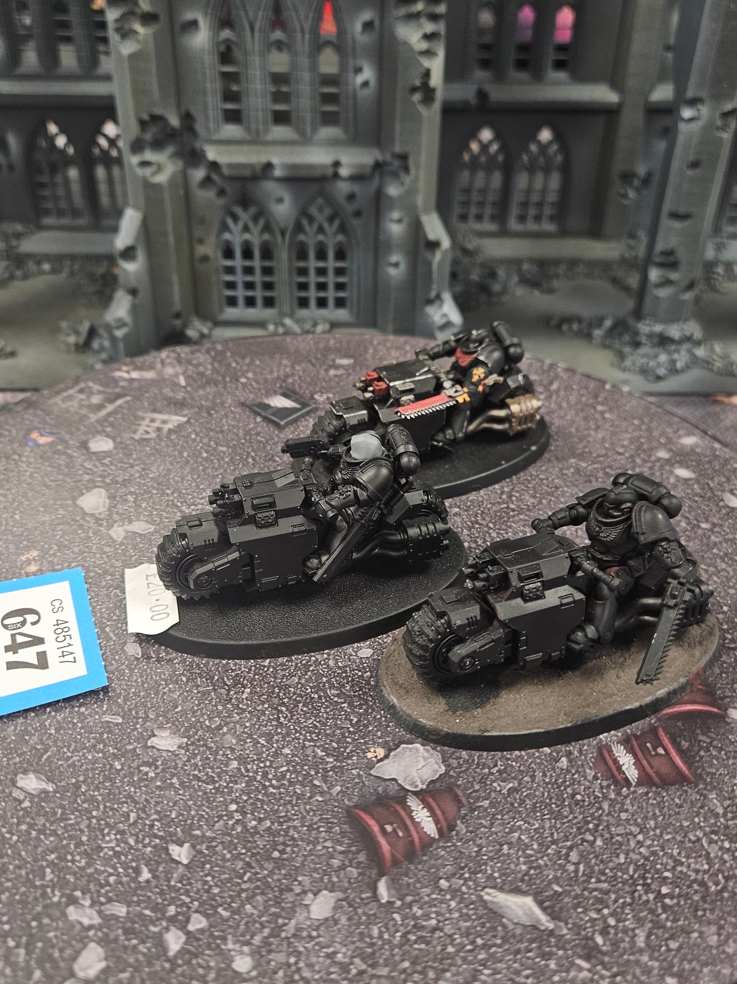 * 3x Primaris Outriders #647 Space Marines Warhammer 40k