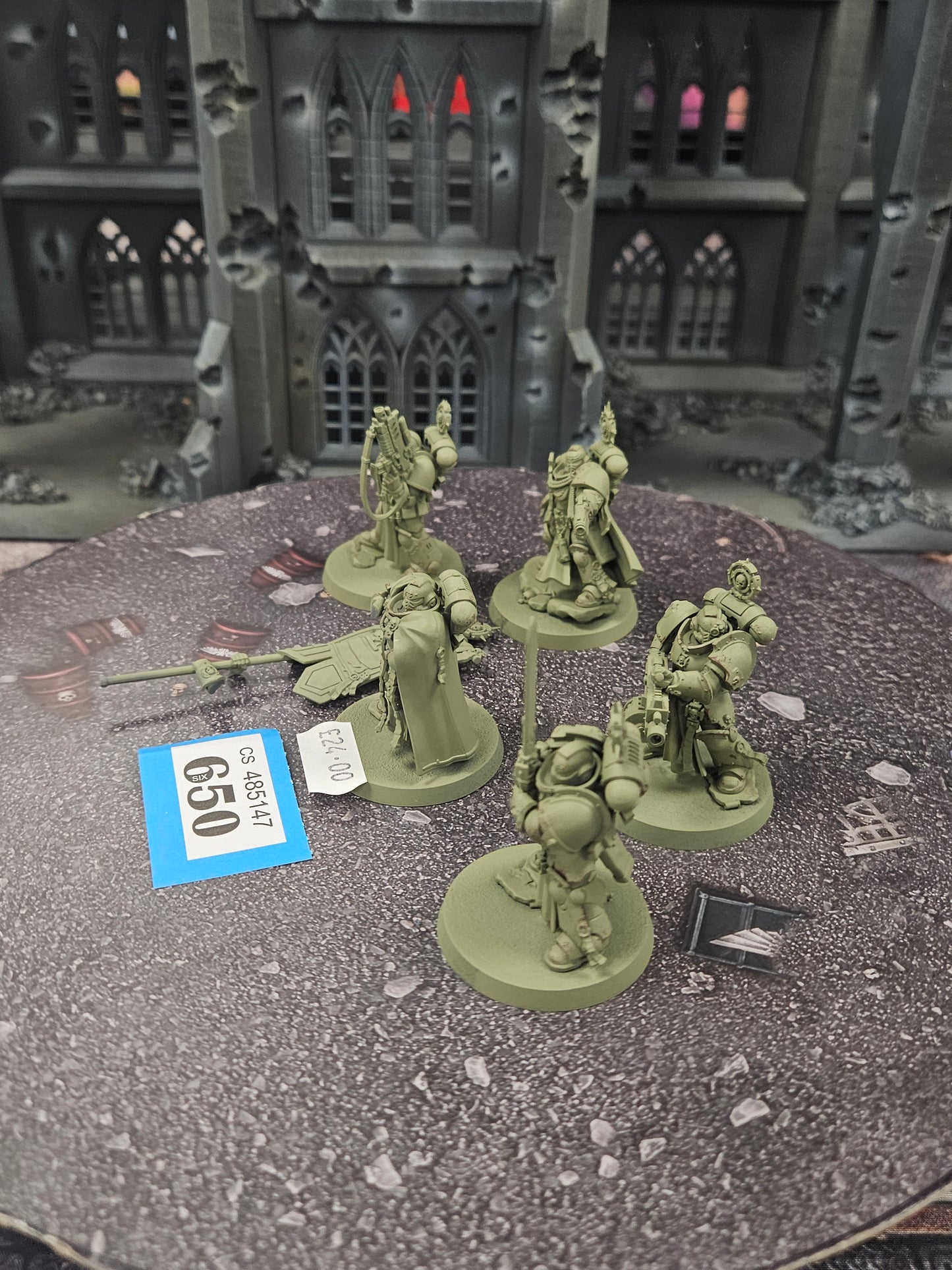 * 5x Company Heroes #650 Space Marines Warhammer 40k