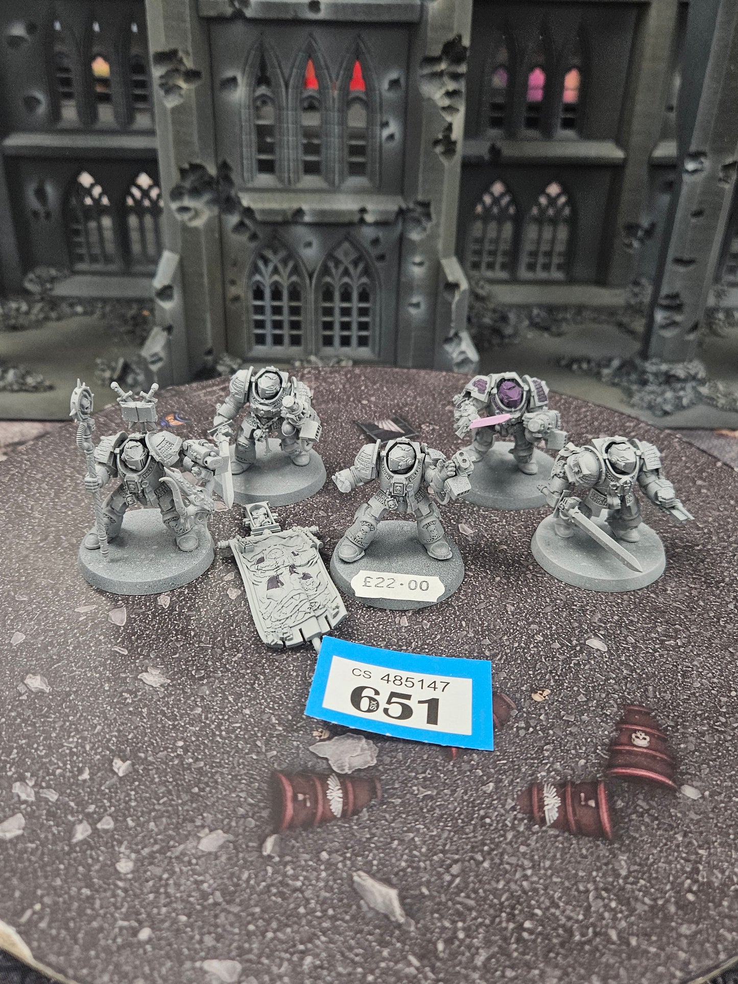 * 5x Terminators Squad #651 Grey Knights Space Marines Warhammer 40k