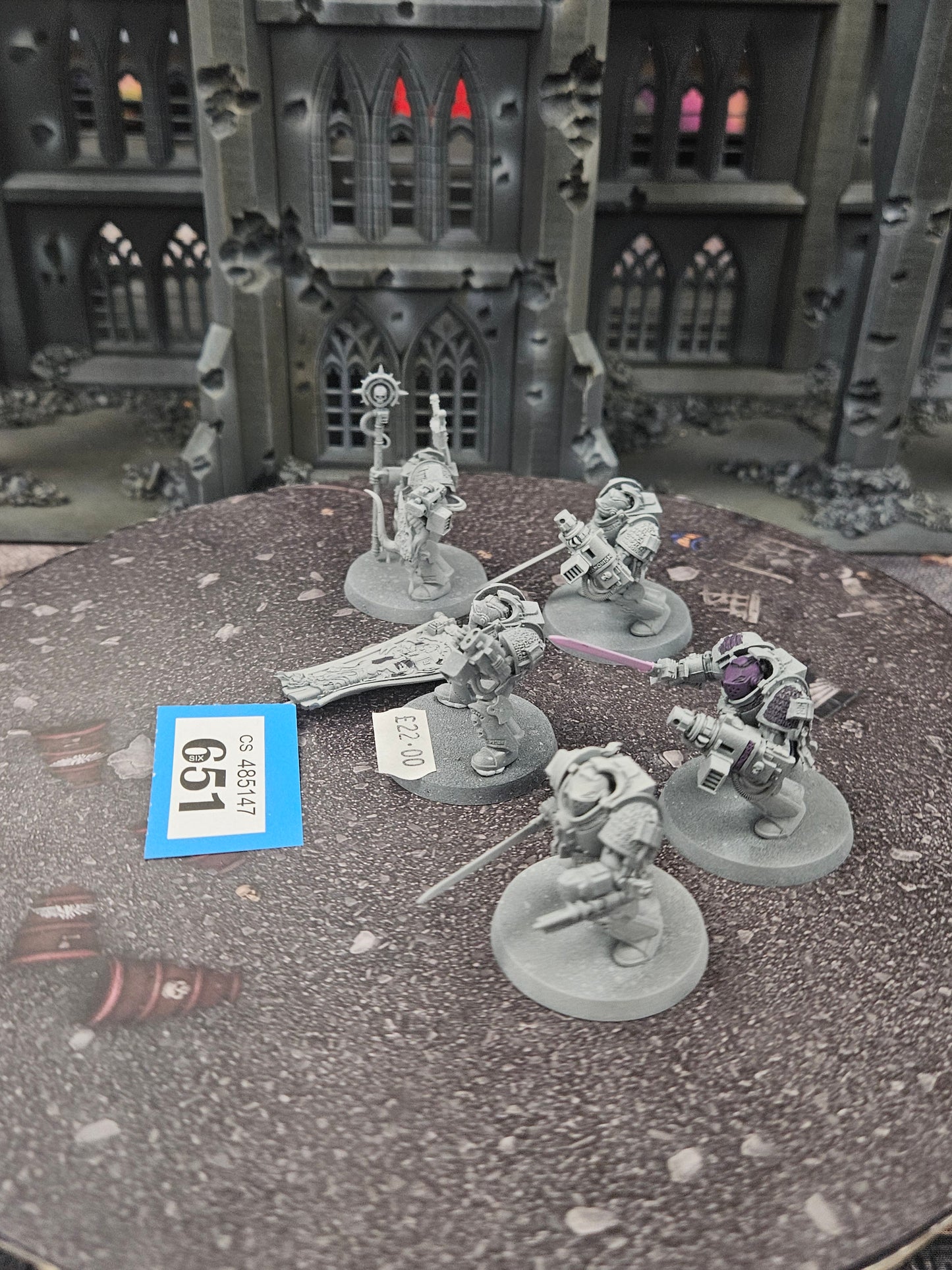 * 5x Terminators Squad #651 Grey Knights Space Marines Warhammer 40k
