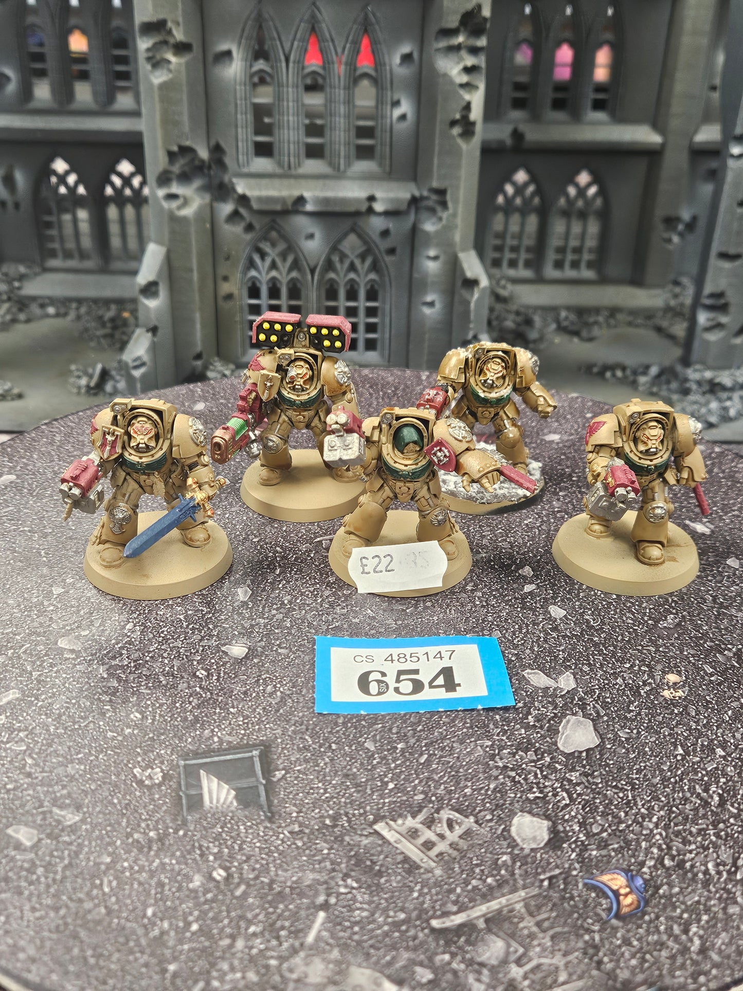 5x Terminator Squad #654 Space Marines Warhammer 40k