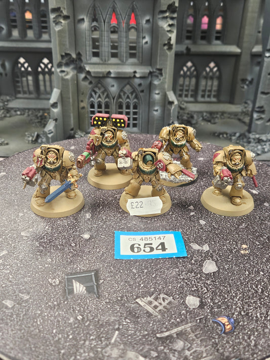 * 5x Terminator Squad #654 Space Marines Warhammer 40k
