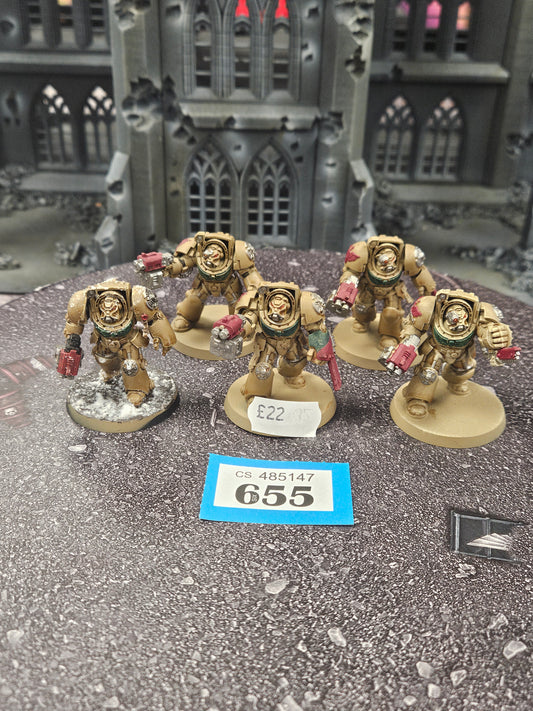 * 5x Terminator Squad #655 Space Marines Warhammer 40k