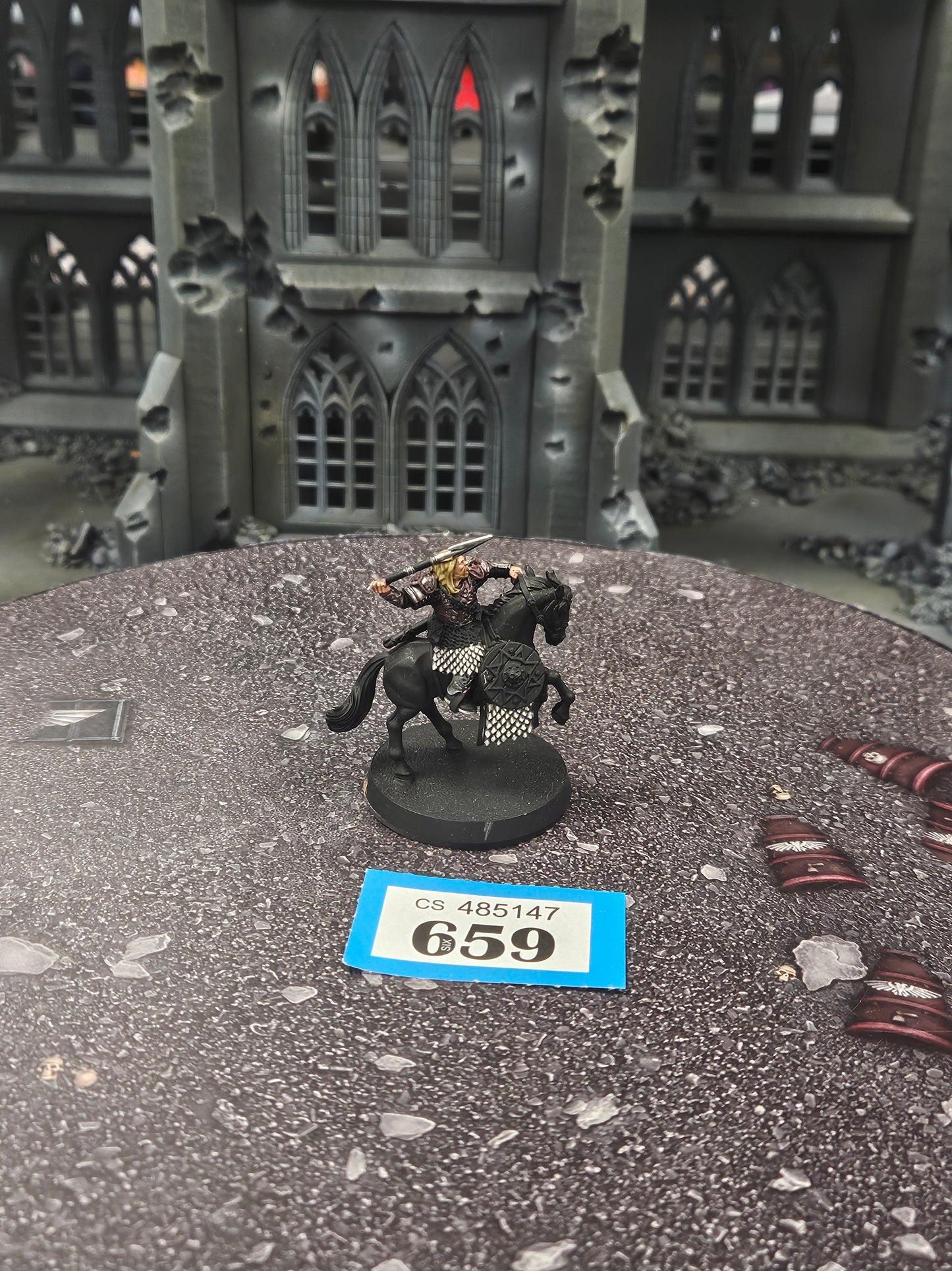 Eomer on horse #659 Good Rohan MESBG LOTR Warhammer 40k