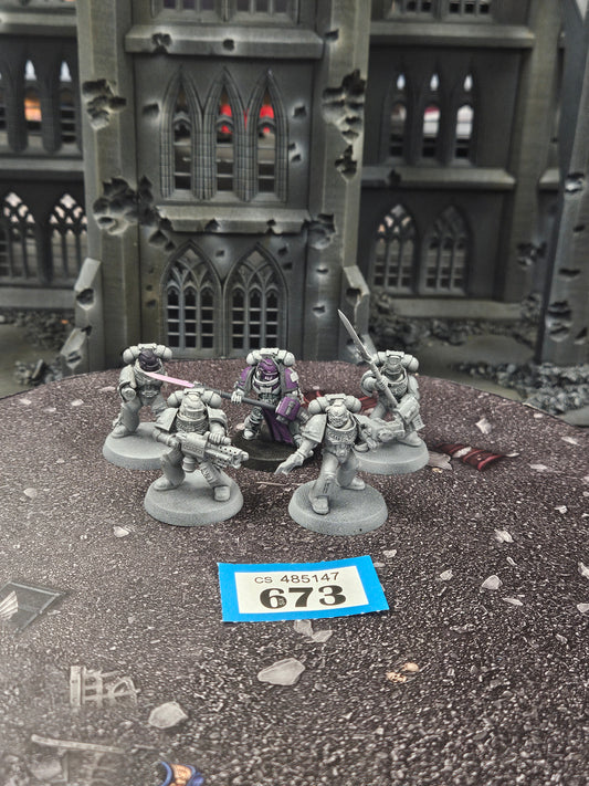 * 5x Purifier Squad #673 Space Marines Warhammer 40k