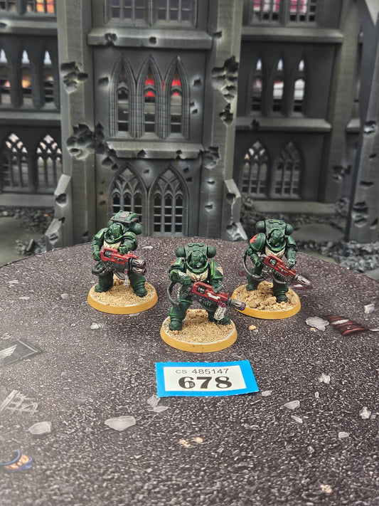 * 3x Primaris Eradicators #678 Space Marines Warhammer 40k