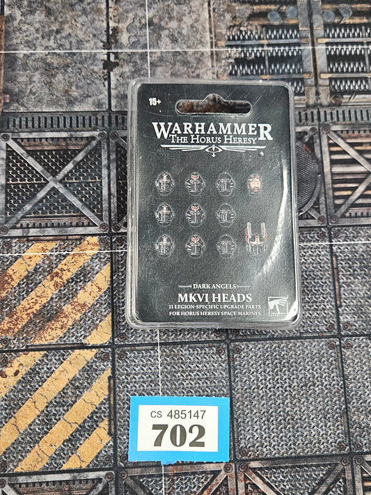 Dark Angels MKVI Heads BNIB #702 Dark Angels Space Marines Warhammer 40k 30k