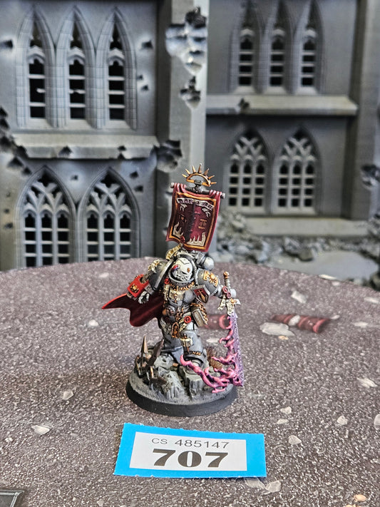 * Castellan Crowe  Very Well Painted #707 Grey Knights Space Marines Warhammer 40k