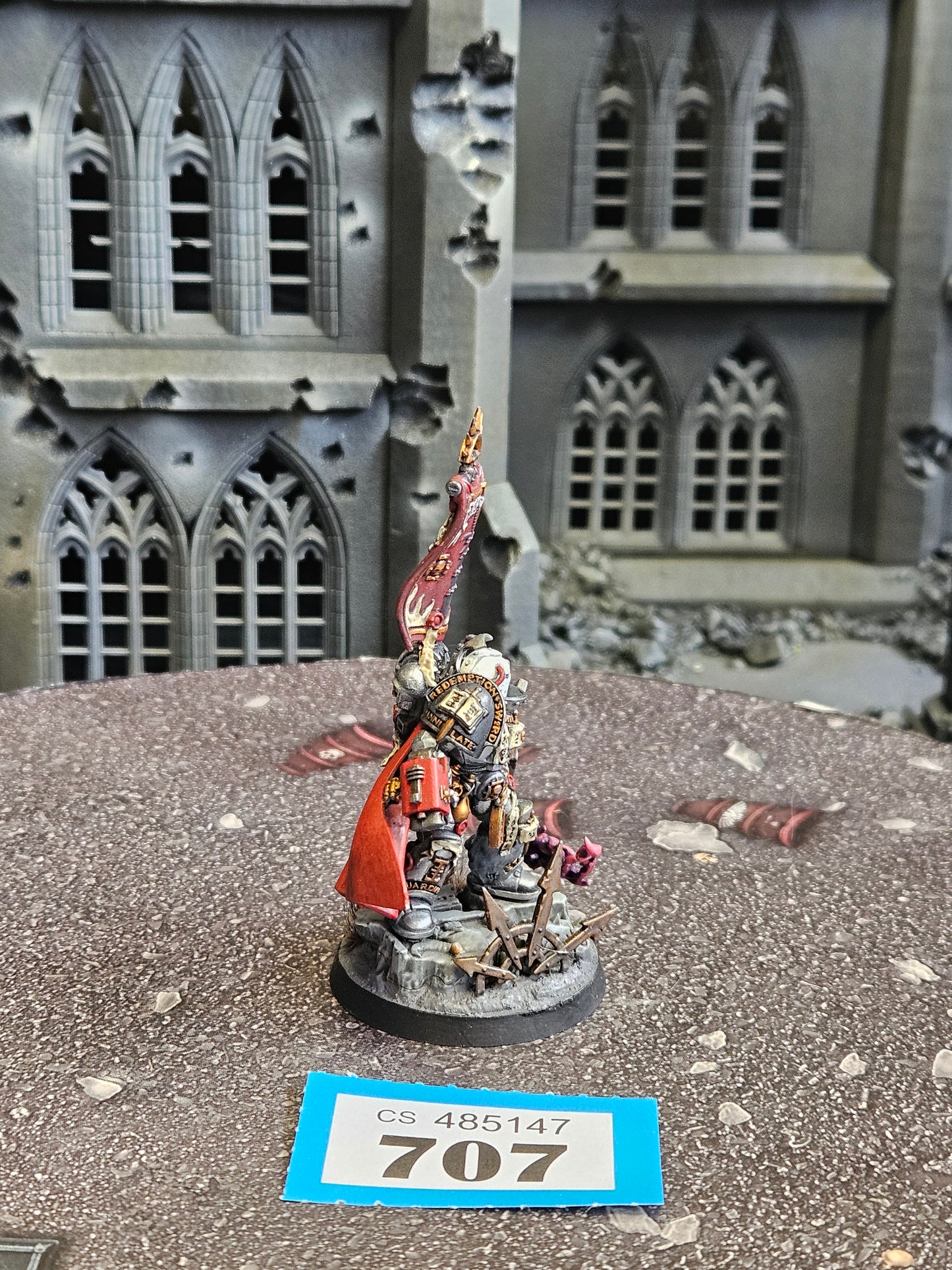 * Castellan Crowe  Very Well Painted #707 Grey Knights Space Marines Warhammer 40k