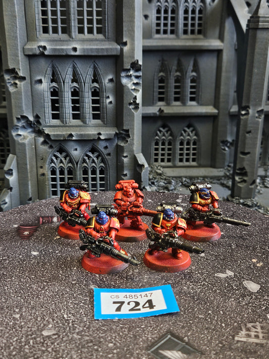 * 5x Devastator Squad #724 Space Marines Warhammer 40k 30k