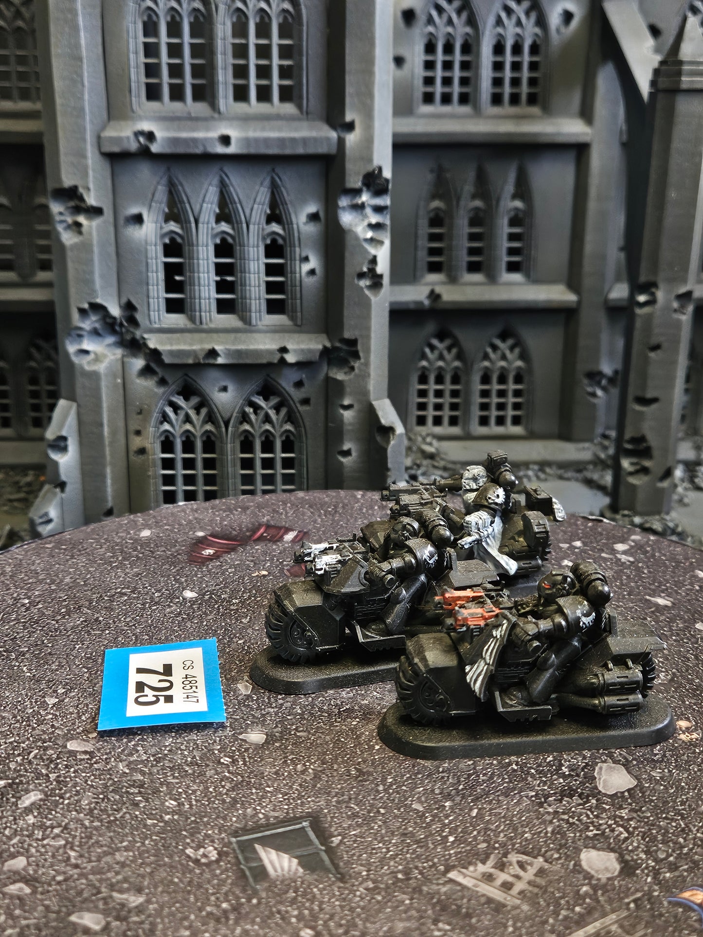 * 3x Ravenwing Black Knights #725 Dark Angels Space Marines Warhammer 40k