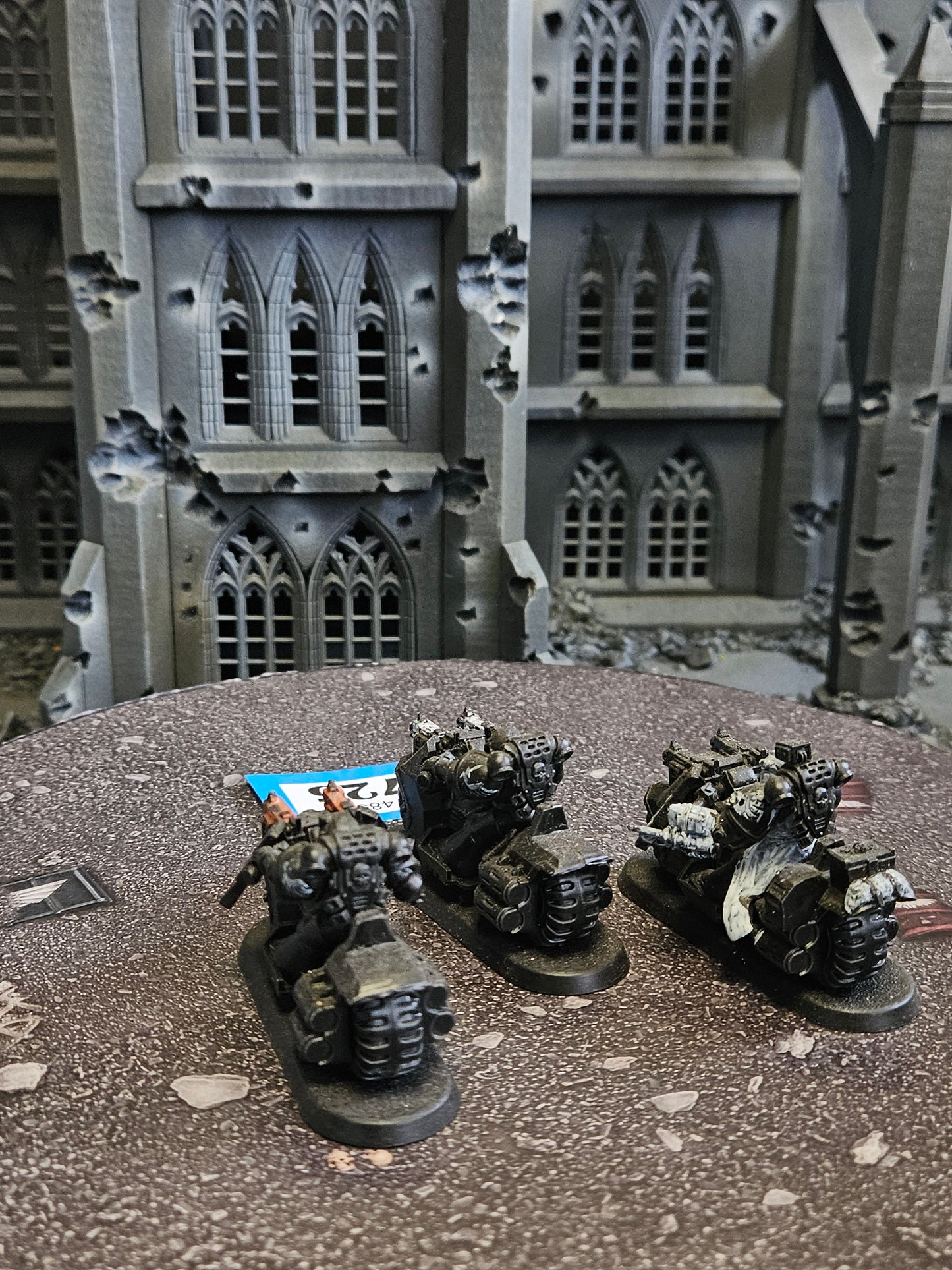 * 3x Ravenwing Black Knights #725 Dark Angels Space Marines Warhammer 40k