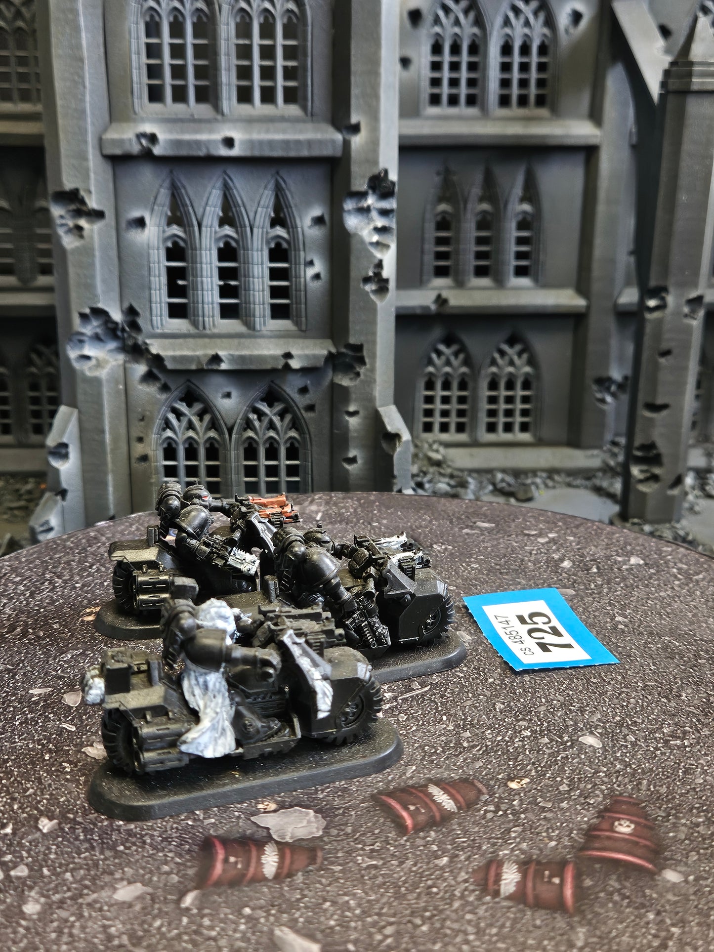* 3x Ravenwing Black Knights #725 Dark Angels Space Marines Warhammer 40k