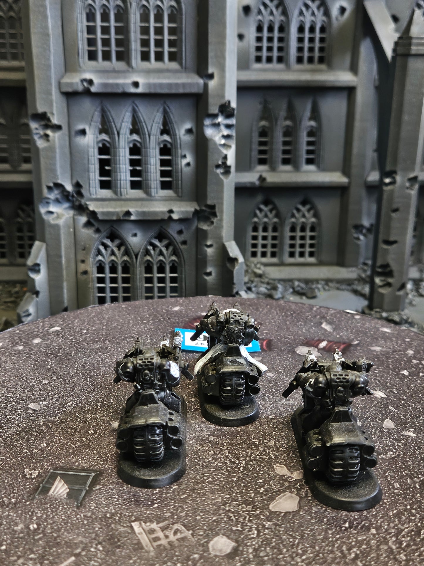 * 3x Ravenwing Black Knights #726 Dark Angels  Space Marines Warhammer 40k