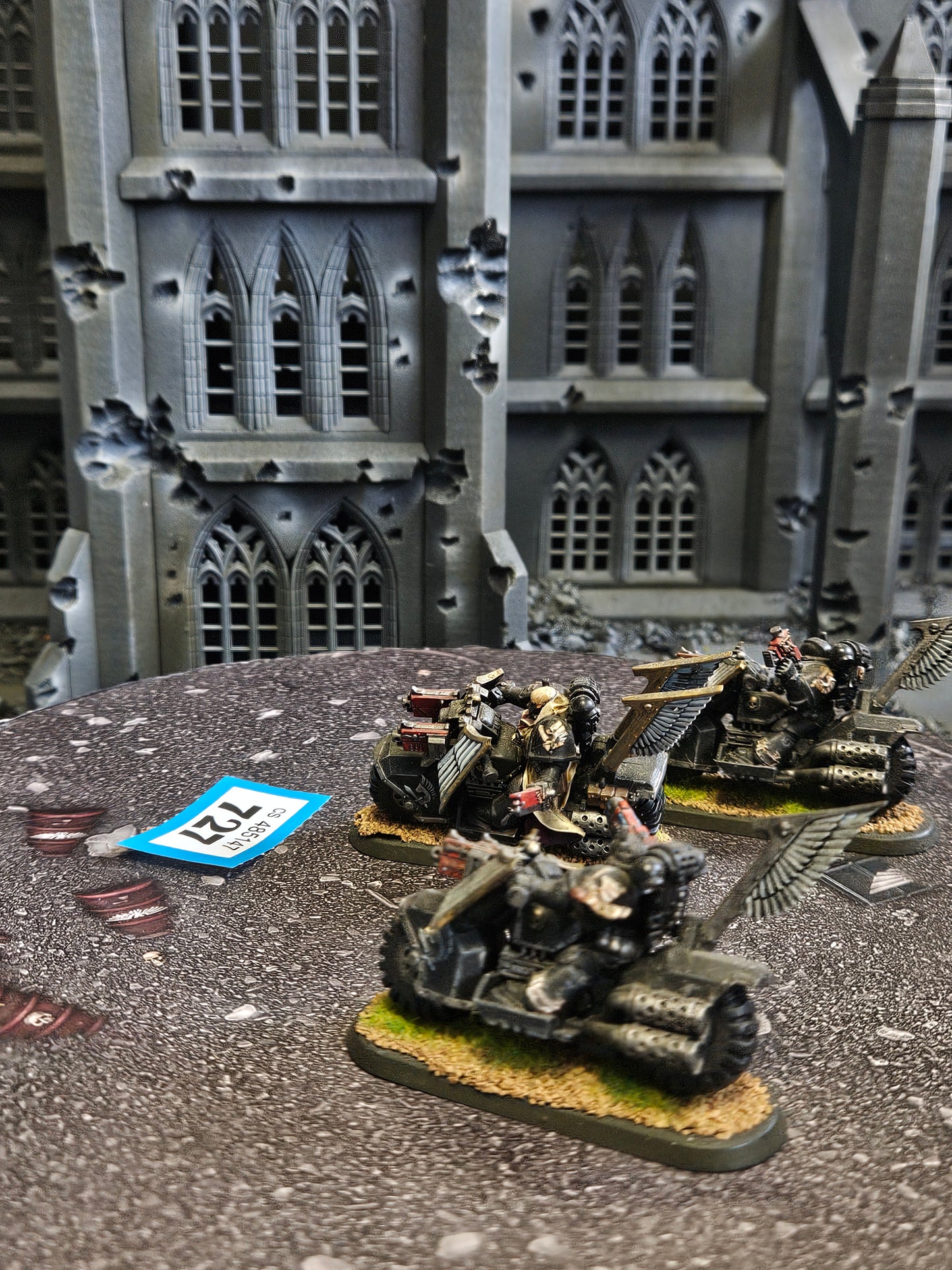 * 3x Ravenwing Black Knights #727 Dark Angels Space Marines Warhammer 40k
