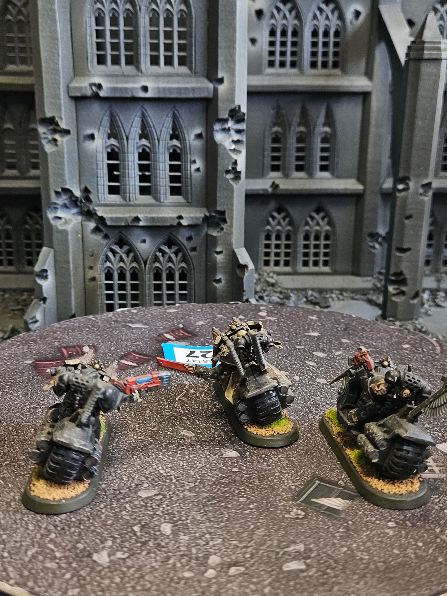 * 3x Ravenwing Black Knights #727 Dark Angels Space Marines Warhammer 40k