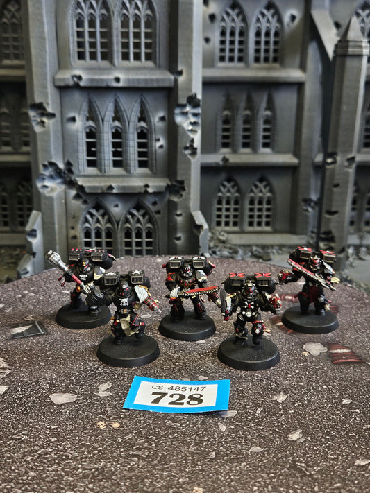 * 5x Death Company #728 Blood Angels Space Marines Warhammer 40k