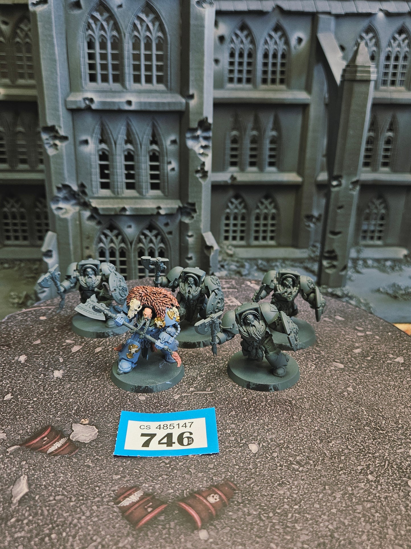 * 5x Wolf Guard Terminator Squad #746 Space Wolves Space Marines Warhammer 40k