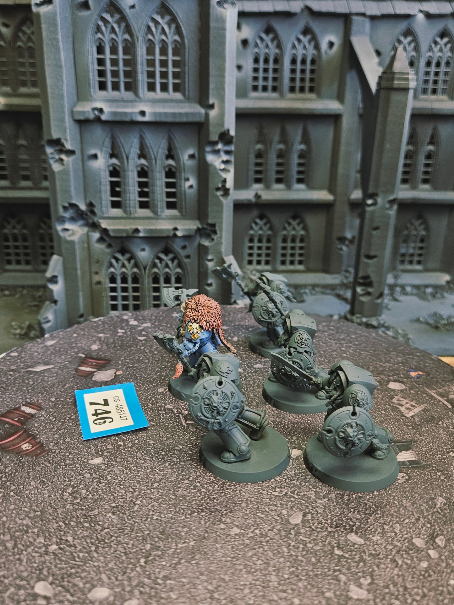 * 5x Wolf Guard Terminator Squad #746 Space Wolves Space Marines Warhammer 40k