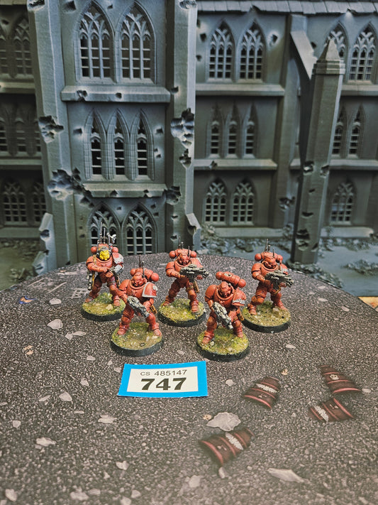 * 5x Primaris Infiltrators Squad #747 Space Marines Warhammer 40k
