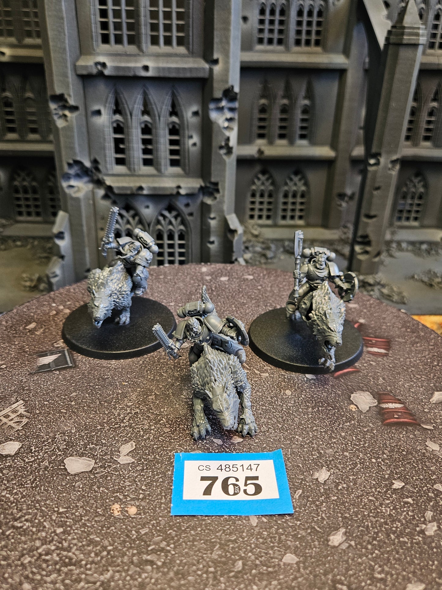 * 3x Thunderwolf Cavalry #765 Space Wolves Space Marines Warhammer 40k
