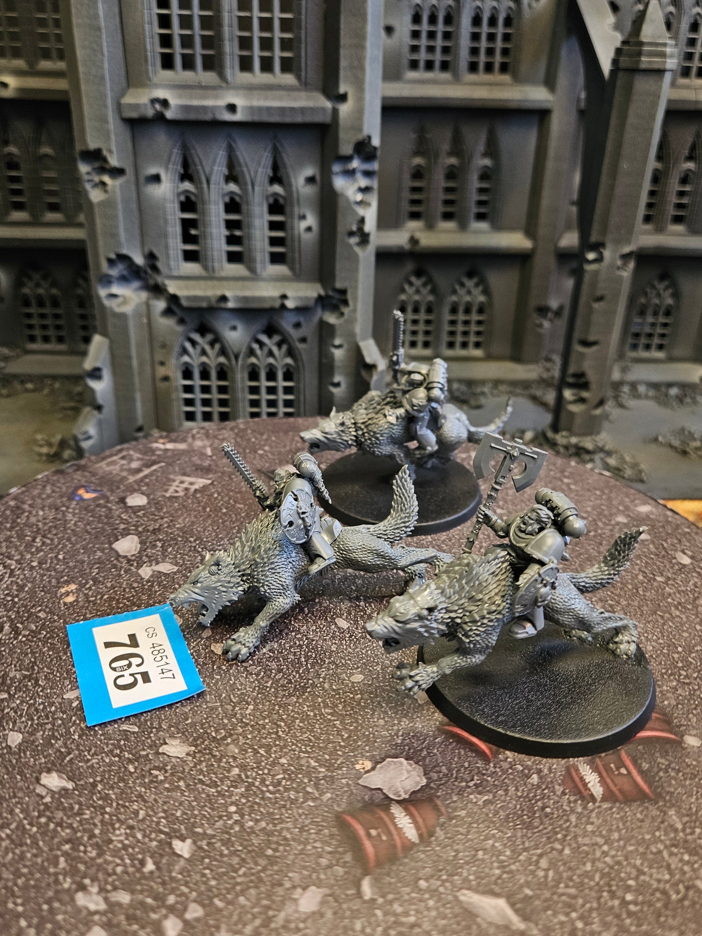 * 3x Thunderwolf Cavalry #765 Space Wolves Space Marines Warhammer 40k