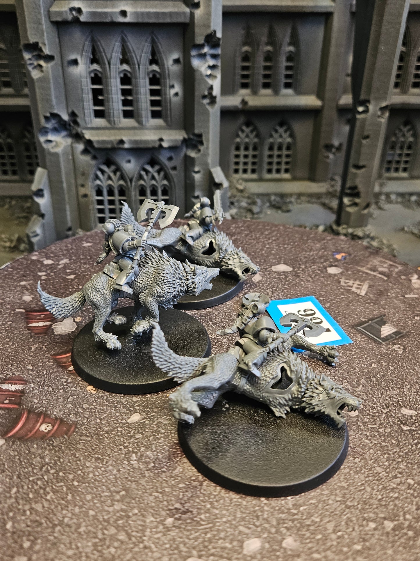 * 3x Thunderwolf Cavalry #766 Space Wolves Space Marines Warhammer 40k