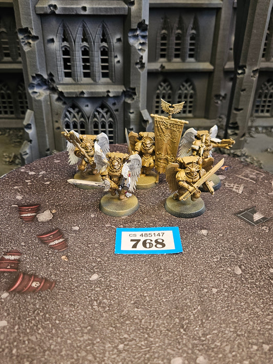 * 5x Sanguinary Guard OOP #768 Blood Angels Space Marines Warhammer 40k