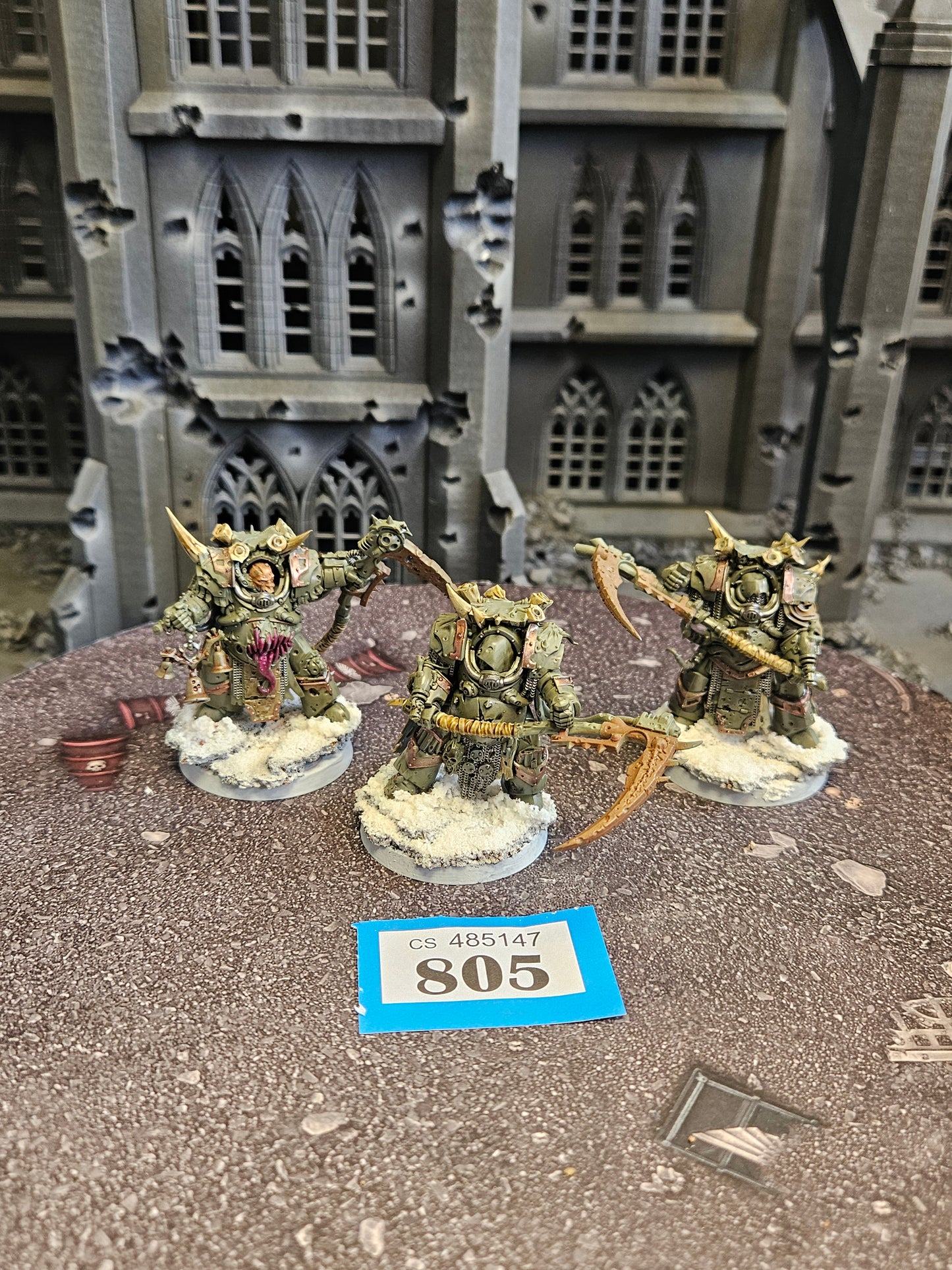 * 3x Deathshroud Terminators #805 Death Guard Warhammer 40k