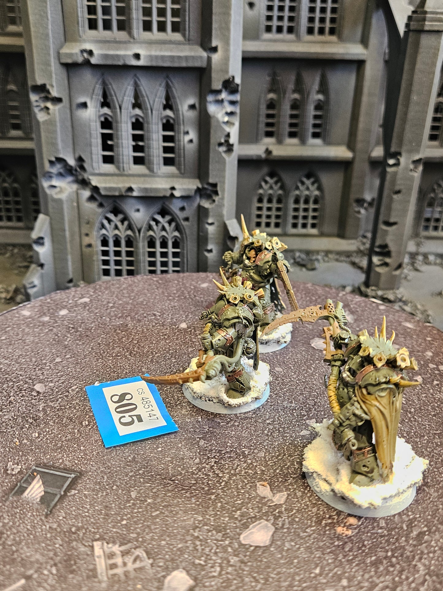 * 3x Deathshroud Terminators #805 Death Guard Warhammer 40k