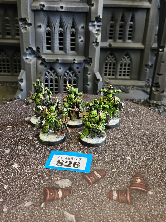 * 5x Plague Marines #826 Death Guard Warhammer 40k